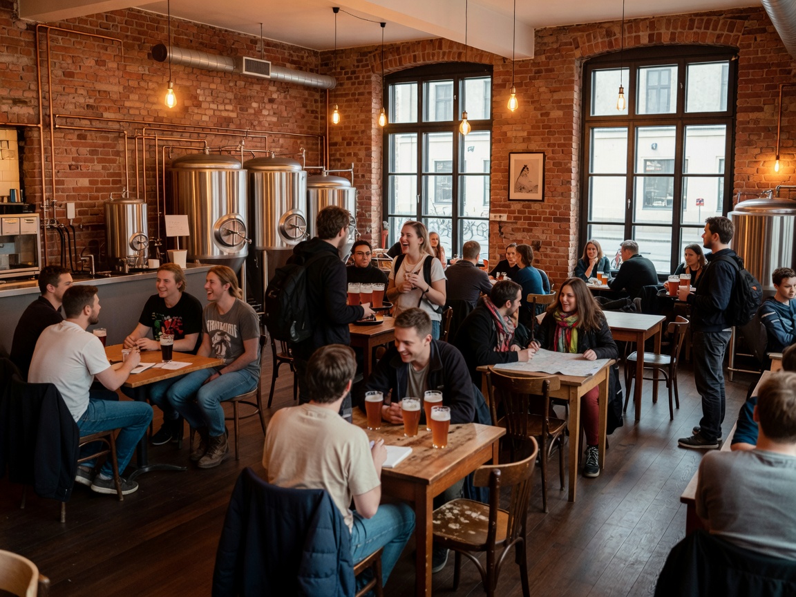 Circus Hostel Berlin cafe and craft beer microbrewery
